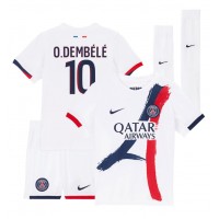 Dres Paris Saint-Germain Ousmane Dembele #10 Preč pre deti 2024-25 Krátky Rukáv (+ trenírky)